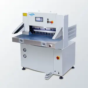 Automatic Touch Screen 10inch 680mm Paper Cutter / Paper Cutting Machine QZYK680DL-10