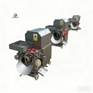 Cleaning Function Fish Meat and Bone Separator Meat Remover Belt Machine