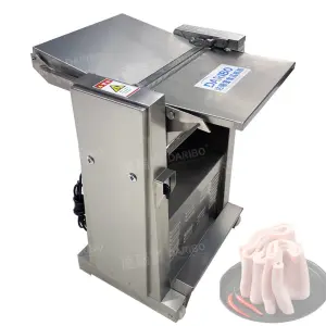 Automatic Meat Cutting Processing Machine Beef Slicing Machine for Pork Skin