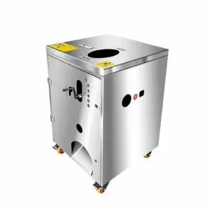 Vertical Fish Descaling Cleaning Killing Machine Fish Back Belly Opening Cutting Machine