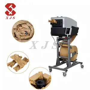 Automatic Electric Kraft Paper Cushion Pad Making Machine for Products Packing