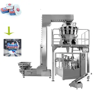 Automatic Dishwasher Tablet Counting Weighing Scale Packing Machine Bagging Machine