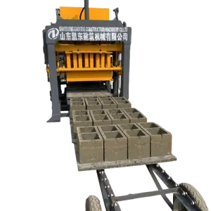 Easy to Use Kaidong QT4-15D Hollow Block Machine Build Material Business Ideas with Small Investment 2022