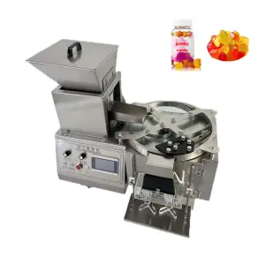 High Accurate Electronic Semi Automatic Gummy Granule Counting Package Machine for Small Business