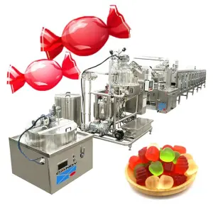 Multifunction Full Automatic Starch Mogul Line Jelly Gummy Candy Depositing Production Line Gummy Making Machine