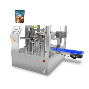 Automatic Pre-made Dishes Packing Machine Ready-Made Doypack Filling and Sealing Machine