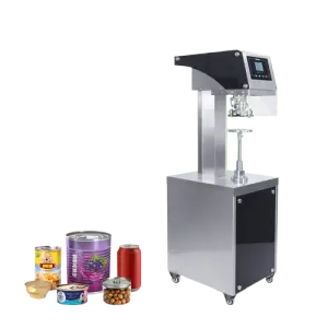 Semi Automatic Commercial Soda Beer Can Tin Sealer Beverage Bottles Sealing Machine