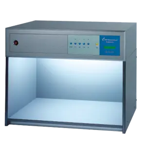 Color Assessment Cabinet 6 Lights Sources D65, TL84, UV, F/A Fabric Inspection Light Box Color Matching Cabinet