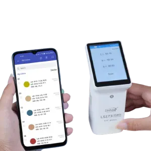 D/8 LS173 Bluetooth CMYK Handheld Colorimeter Pantone LAB Portable Colorimeter for Paint Color Measurement