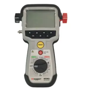 For MEGGER MOM2 200A Handheld Micro Ohm Meter 2.3mm Milliohm Low Resistance Tester 1 Year Warranty 220v Class-Leading Electronic