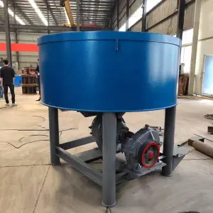 350L Steel Concrete Pan Mixer - 380V Electric Motor