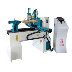 Turned Wooden Legs Equipment for Small Business at Home Cnc Wood Lathe