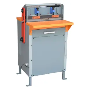Electric Paper Punching Machine SP-450 Heavy Duty and Wire Binding Machine