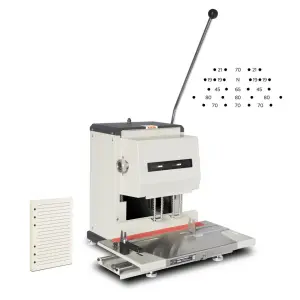 T50A Electric Two Hole Paper Drilling Machine With Sliding Table Paper Hole Punch for Notebook