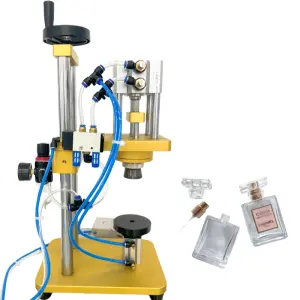 Semi-Automatic Terminal Perfume Mouth Spray Pump Perfume Capping Machine Crimping Machine for Perfume Bottles Capping Machine