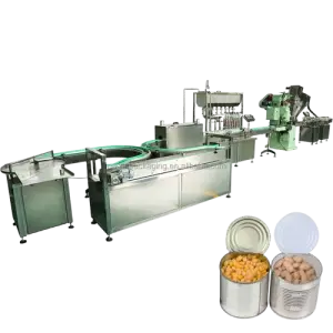 Automatic Filling and Sealing Line Baked Beans Filling Machine for Can Bean Fruit Can Filling Machine