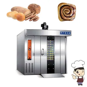 Multi Function Automatic Rotary Oven Industrial Bread Oven