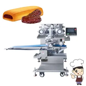 SY-800 Automatic Cookie Making Machine Fig bar Machine Date Biscuit Machine