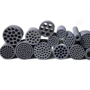 Recrystallize Ultrafiltration Ceramic Membrane Filter Porous Tube Silicon Carbide for Waste Water Treatment Welding Processing