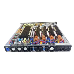 3500 8Ohms 3500W X 4 Channel High Efficiency Digital Amplifier Powerful Gallium Nitride Class D Amplifier