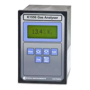 Thermal Conductivity Analysers Gas Detector K1550 Range Noble Gas Analysers With Flowmeter Needle Valve