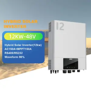48VDC 6.2KW 9KW 12KW 12000W MPPT Hybrid Solar Inverter Product for On-Off Grid Solar System Single Phase Output