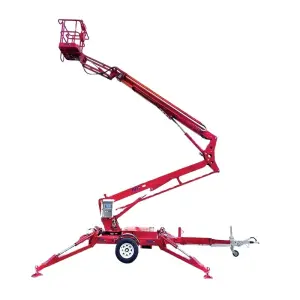 16m Towable Boom Lift - 350kg Load Capacity for Construction & Maintenance