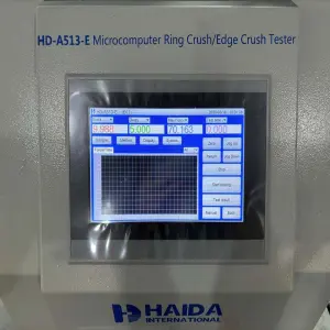 Edge Pressure Ring Crush Strength Tester Carton Paper Board RCT/ECT/FCT/PAT Test Machine