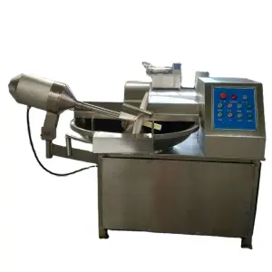 Full Automatic Double Speed Meat Cutter Machine Bowl