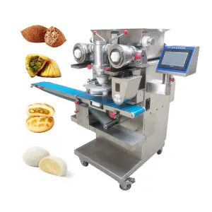 Mini Single Hopper Coxinha Food Kubba Maamoul Automatic Encrust Filling Machine