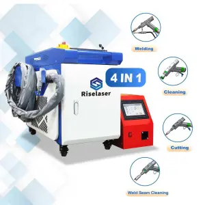 Portable Laser Machine for Welding 1500w 2000w 3000w Automatic Fiber 4 in 1 Handheld Metal Laser Welder for Metal