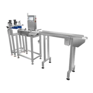 Checkweigher for Underweight, Overweight or Empty Bottles Dishwashing Liquid