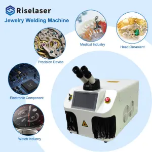 100w Micro Portable Laser Welders Gold Silver Jewelry YAG Laser Spot Laser Welding Machine