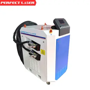 3000W Handheld Double-head Metal Materials Carbon Steel Plates Fiber Laser Cleaning Rust Removal Machine