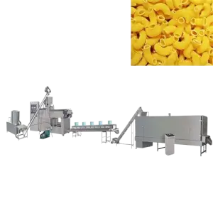 Condition High Efficiency Extruded Penne Macaroni Pasta Food Manufacturing Production Machine