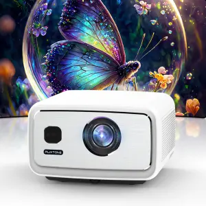 Flixtone D9W Ultra High Brightness Projector Native 1080P Full HD 4K Support Smart Android Wifi BT Home Theater Video Projector