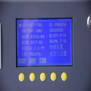 Portable Transformer Oil Insulation Tester with 220V Dielectric Strength 1-Year Warranty Convenient Testing Equipment