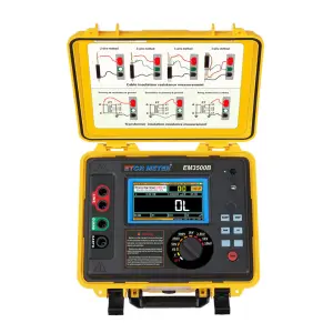 ETCR EM3500B 10kV Insulation Resistance Tester for Cable Motor Transformer Equipment High Voltage Insulation Resistance Tester