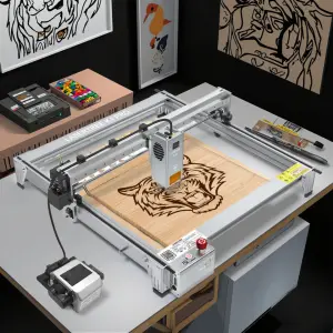 K1 PRO 30W 3D Small DIY Laser Engraving Machine for Glass Metal Leather Rubber Stone Glass Carving