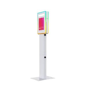 Customized Fill Light Rgb Lights ipad Selfie Photo Booth ipad Photo Booth Stand ipad Photo Booth square