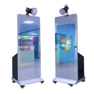 49 Inch Self Mirror Photo Booth Mirror Photo 76 Smart Magic Mirror Photo Booth With Camera and Hiti Printer