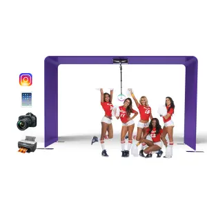 Overhead Selfie Magic 360 Photo Booth With Camera Printer Software for Wedding and Events for 360 Photo Booth