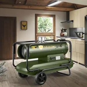High Efficiency Eco-Friendly Diesel/Kerosene-Powered Stainless Steel Air Heater 35kW Heating Capacity 220V PTC Ceramic Heating