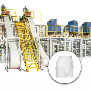 Adult Diaper Making Machine Disposable Packaging Adult Diaper Pad Making Machine for Small Business Ideas