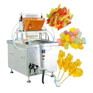 HNOC Small Business Jelly Bear Fruit Candy Molding Extruder Machine to Make Round Shape Chocolate