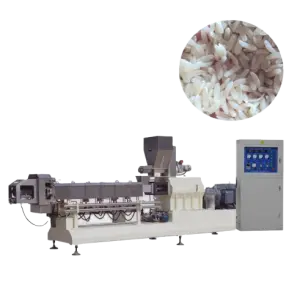 Fully Automatic Stainless Steel Rice Production Line Processing Plant Complete Fortified Nutrition With Motor Core Component