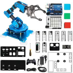 Robotic Arm with Arrduino Secondary Development Sensor Kit STEAM Education Equipment