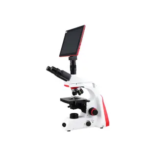 1600X LED Hinge Binocular and Trinocular Digital Biology Microscope Educational Equipment