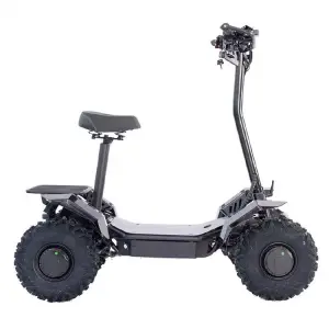 2025 ATV 4 Wheel Electric Scooter off Road All Terrain 4 Wheel Drive 3200w 60v 30ah Foldable Escooter with Rear Rack Seat
