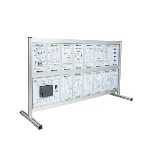 Tabletop PLC Simulation Trainer Mutil Modules PLC Training System Simulator Technical School Educational Didactic Equipment